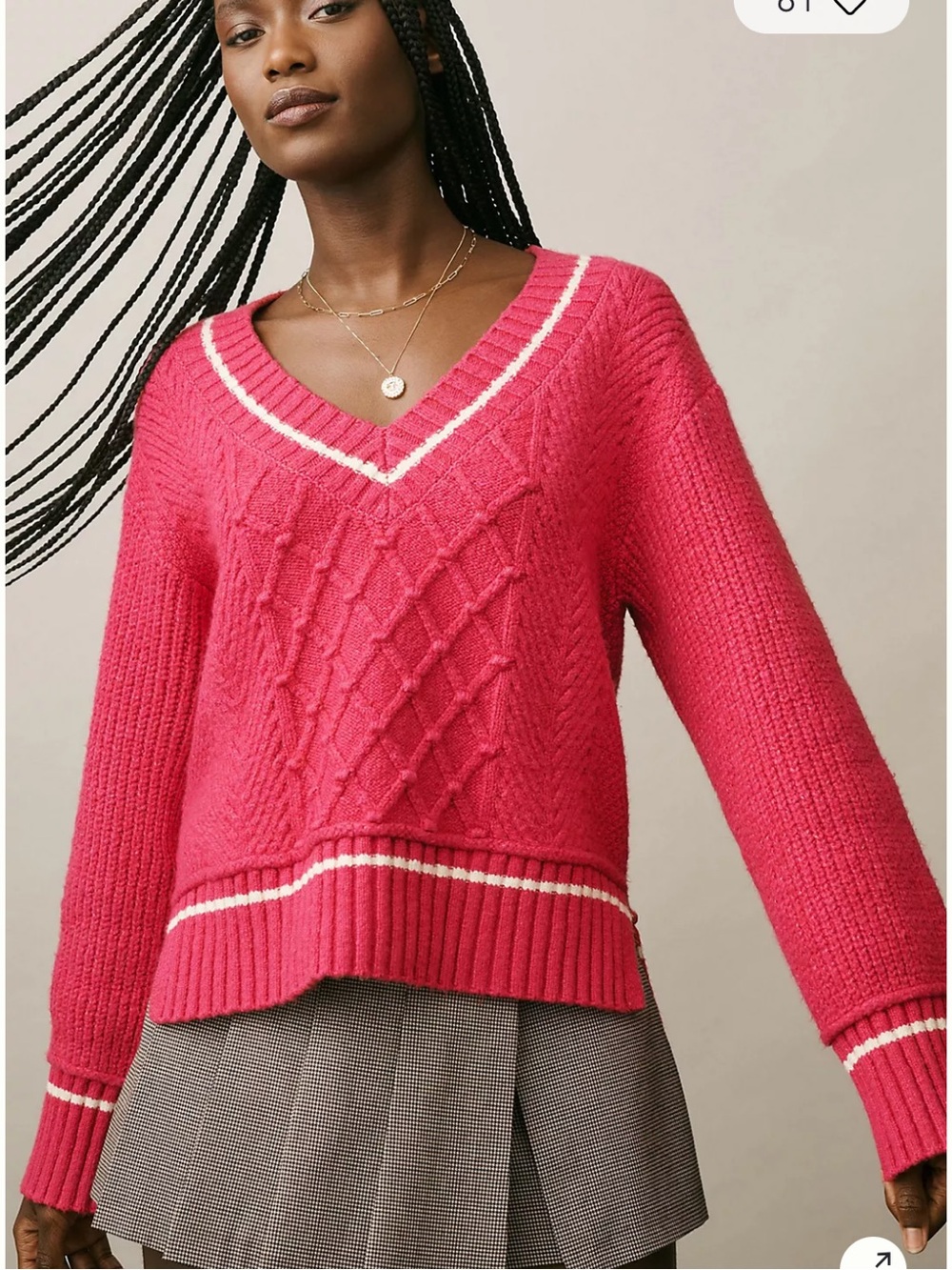 NWOT Maeve Tilly V-Neck Pullover Sweater